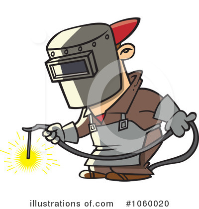Royalty-Free (RF) Welder Clipart Illustration by toonaday - Stock Sample #1060020