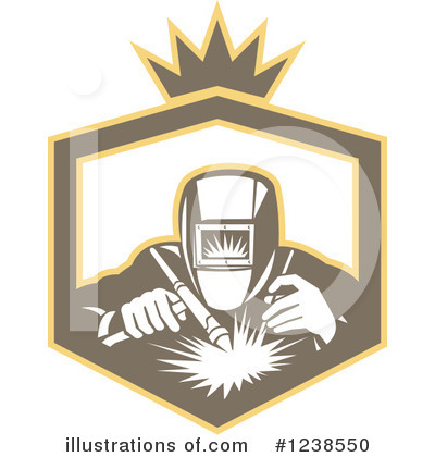 Royalty-Free (RF) Welder Clipart Illustration by patrimonio - Stock Sample #1238550