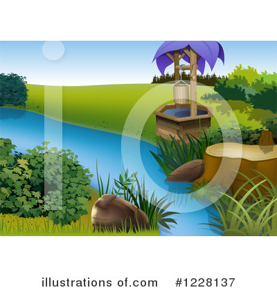 Royalty-Free (RF) Well Clipart Illustration by dero - Stock Sample #1228137