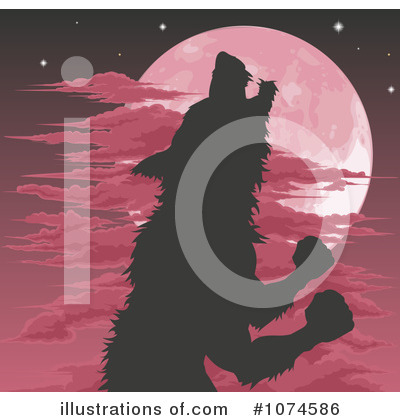 Royalty-Free (RF) Werewolf Clipart Illustration by AtStockIllustration - Stock Sample #1074586