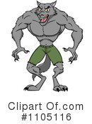 Werewolf Clipart #1105116 by Cartoon Solutions