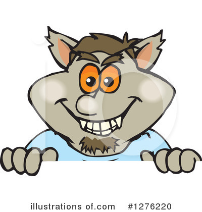 Royalty-Free (RF) Werewolf Clipart Illustration by Dennis Holmes Designs - Stock Sample #1276220