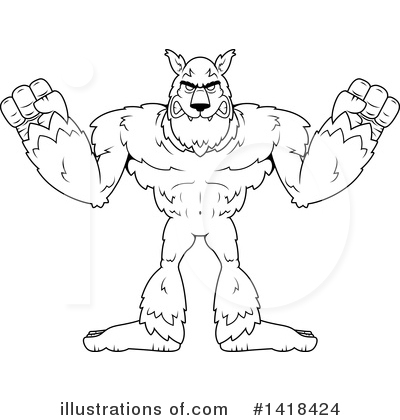 Royalty-Free (RF) Werewolf Clipart Illustration by Cory Thoman - Stock Sample #1418424