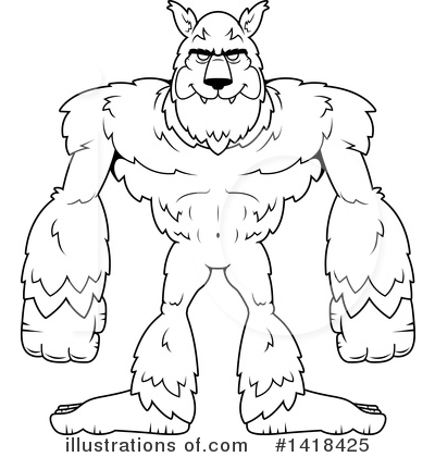 Royalty-Free (RF) Werewolf Clipart Illustration by Cory Thoman - Stock Sample #1418425