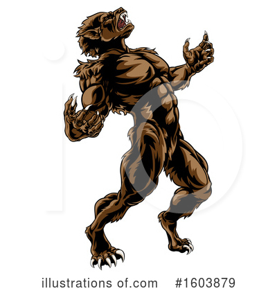 Royalty-Free (RF) Werewolf Clipart Illustration by AtStockIllustration - Stock Sample #1603879