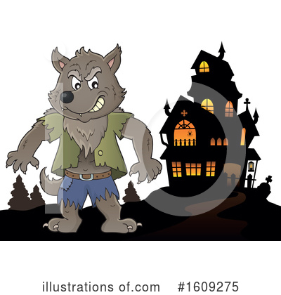 Werewolf Clipart #1609275 by visekart