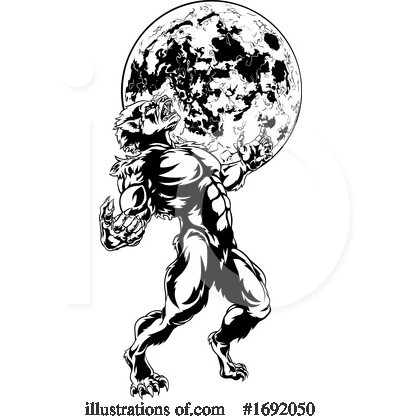 Royalty-Free (RF) Werewolf Clipart Illustration by AtStockIllustration - Stock Sample #1692050