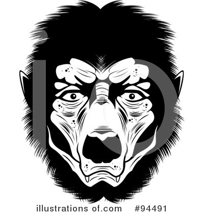 Royalty-Free (RF) Werewolf Clipart Illustration by Cory Thoman - Stock Sample #94491