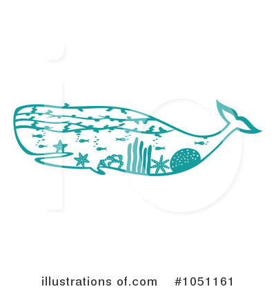 Royalty-Free (RF) Whale Clipart Illustration by Cherie Reve - Stock Sample #1051161