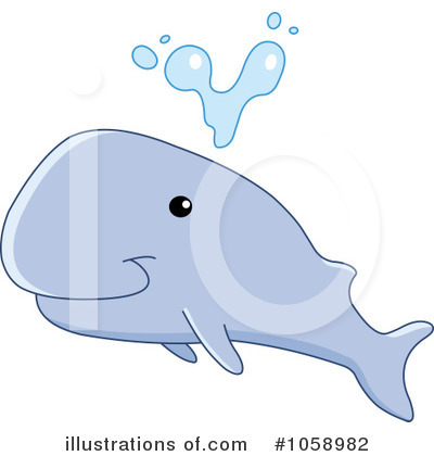 Royalty-Free (RF) Whale Clipart Illustration by yayayoyo - Stock Sample #1058982