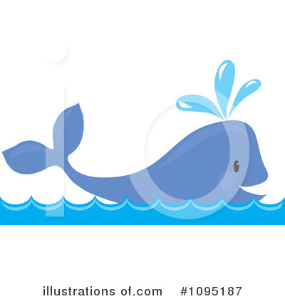 Whales Clipart #1095187 by Maria Bell