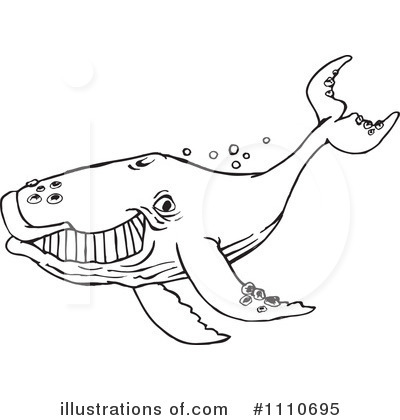 Royalty-Free (RF) Whale Clipart Illustration by Dennis Holmes Designs - Stock Sample #1110695