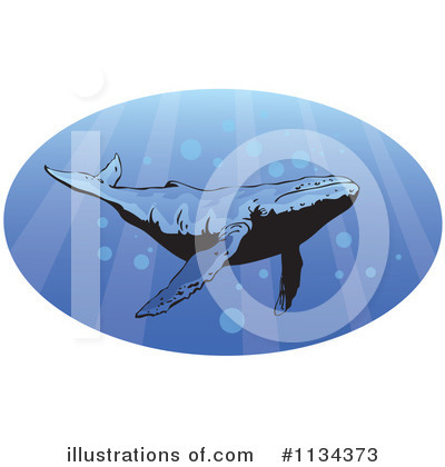Royalty-Free (RF) Whale Clipart Illustration by YUHAIZAN YUNUS - Stock Sample #1134373