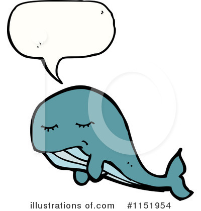 Royalty-Free (RF) Whale Clipart Illustration by lineartestpilot - Stock Sample #1151954