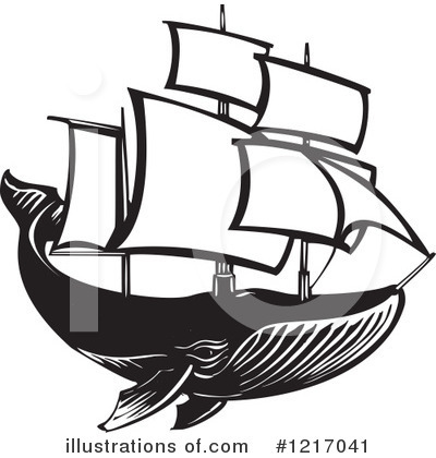 Royalty-Free (RF) Whale Clipart Illustration by xunantunich - Stock Sample #1217041