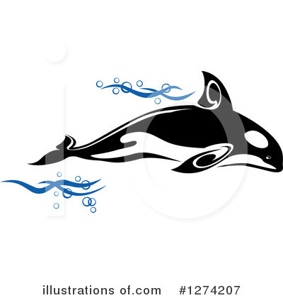 Royalty-Free (RF) Whale Clipart Illustration by Vector Tradition SM - Stock Sample #1274207