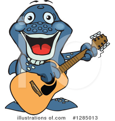 Royalty-Free (RF) Whale Clipart Illustration by Dennis Holmes Designs - Stock Sample #1285013