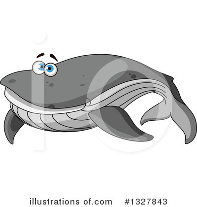 Royalty-Free (RF) Whale Clipart Illustration by Vector Tradition SM - Stock Sample #1327843