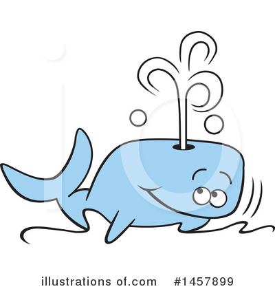 Whale Clipart #1457899 by Johnny Sajem