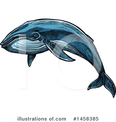 Royalty-Free (RF) Whale Clipart Illustration by Vector Tradition SM - Stock Sample #1458385