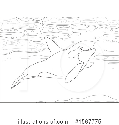 Royalty-Free (RF) Whale Clipart Illustration by Alex Bannykh - Stock Sample #1567775