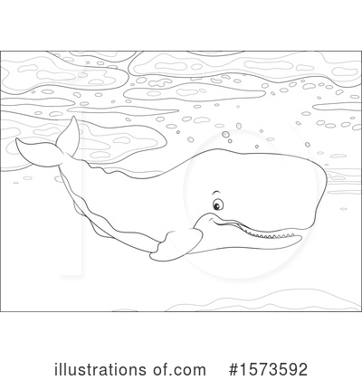 Sperm Whale Clipart #1573592 by Alex Bannykh