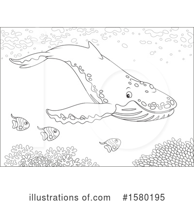 Humpback Whale Clipart #1580195 by Alex Bannykh