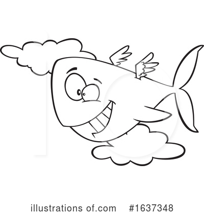 Royalty-Free (RF) Whale Clipart Illustration by toonaday - Stock Sample #1637348