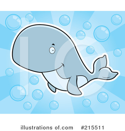 Royalty-Free (RF) Whale Clipart Illustration by Cory Thoman - Stock Sample #215511