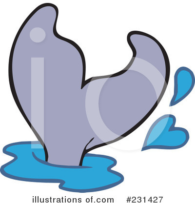 Royalty-Free (RF) Whale Clipart Illustration by visekart - Stock Sample #231427