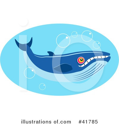 Royalty-Free (RF) Whale Clipart Illustration by Prawny - Stock Sample #41785