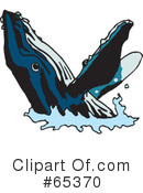 Whale Clipart #65370 by Dennis Holmes Designs