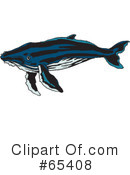Whale Clipart #65408 by Dennis Holmes Designs