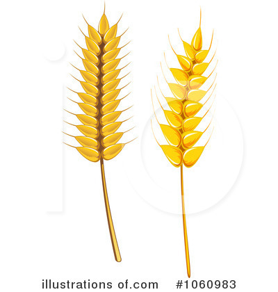 Royalty-Free (RF) Wheat Clipart Illustration by Vector Tradition SM - Stock Sample #1060983