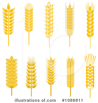 Royalty-Free (RF) Wheat Clipart Illustration by Vector Tradition SM - Stock Sample #1086811