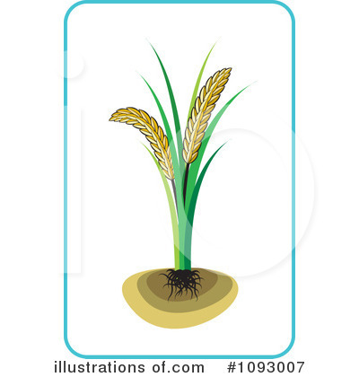 Royalty-Free (RF) Wheat Clipart Illustration by Lal Perera - Stock Sample #1093007