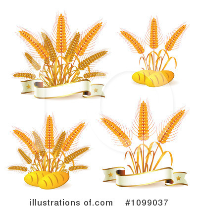 Royalty-Free (RF) Wheat Clipart Illustration by merlinul - Stock Sample #1099037