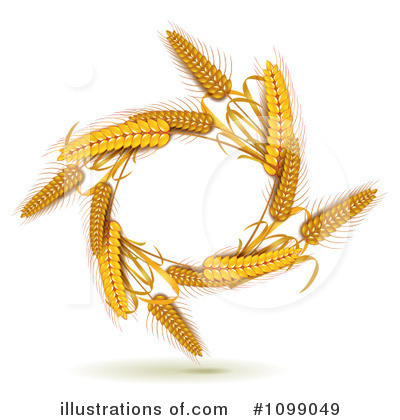 Royalty-Free (RF) Wheat Clipart Illustration by merlinul - Stock Sample #1099049