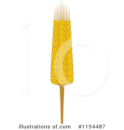 Royalty-Free (RF) Wheat Clipart Illustration by Vector Tradition SM - Stock Sample #1154487