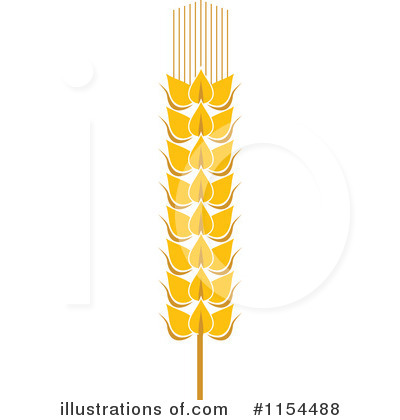 Royalty-Free (RF) Wheat Clipart Illustration by Vector Tradition SM - Stock Sample #1154488