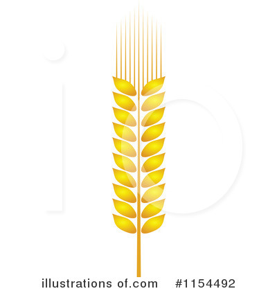 Royalty-Free (RF) Wheat Clipart Illustration by Vector Tradition SM - Stock Sample #1154492