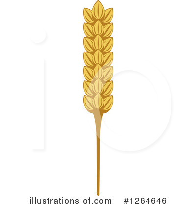 Royalty-Free (RF) Wheat Clipart Illustration by Vector Tradition SM - Stock Sample #1264646
