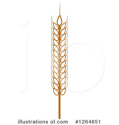Royalty-Free (RF) Wheat Clipart Illustration by Vector Tradition SM - Stock Sample #1264651