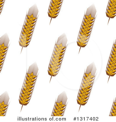 Royalty-Free (RF) Wheat Clipart Illustration by Vector Tradition SM - Stock Sample #1317402