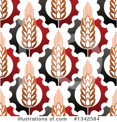 Royalty-Free (RF) Wheat Clipart Illustration by Vector Tradition SM - Stock Sample #1342584