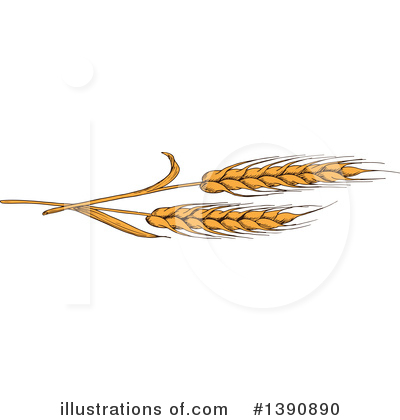 Royalty-Free (RF) Wheat Clipart Illustration by Vector Tradition SM - Stock Sample #1390890