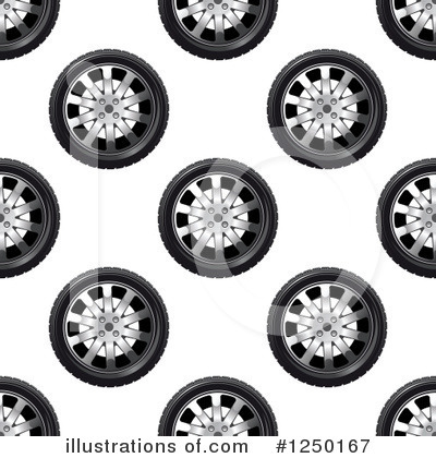 Royalty-Free (RF) Wheel Clipart Illustration by Vector Tradition SM - Stock Sample #1250167