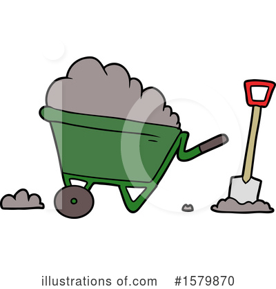 Digging Clipart #1579870 by lineartestpilot