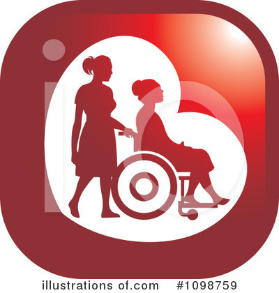 Wheelchair Clipart #1098759 by Lal Perera