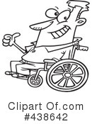 Wheelchair Clipart #438642 by toonaday